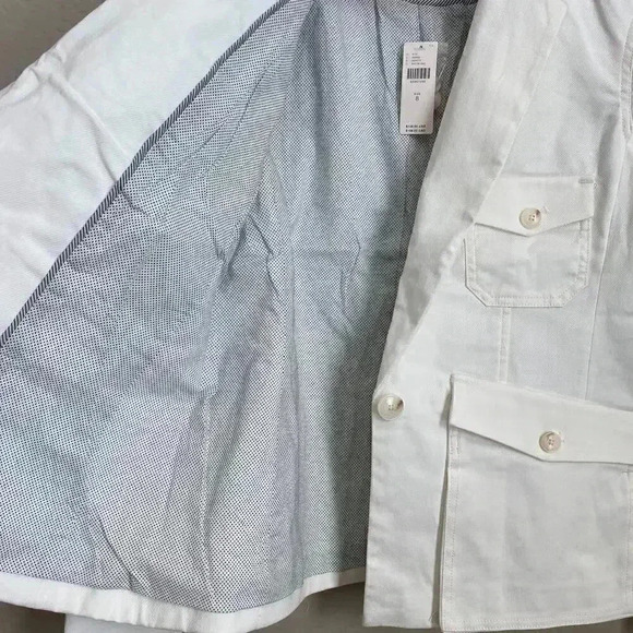 Anthropologie Neve Utility Jacket White Size 8 - Picture 12 of 16